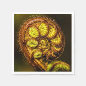 Young Fern Leaves Servet (Voorkant)