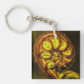 Young Fern Leaves Sleutelhanger (Voorkant)