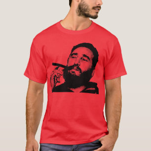 Young Fidel met een Cigar t-shirt