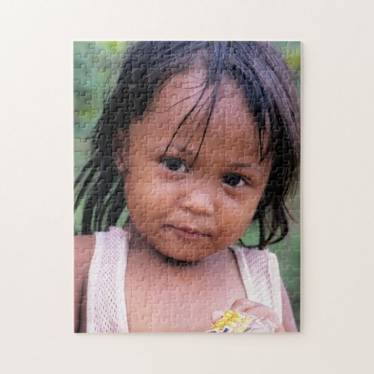 Young Filippino Lady Legpuzzel (Verticaal)