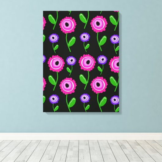 Young Florals Canvas Afdruk (Insitu (Houten vloer))
