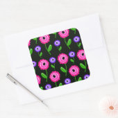 Young Florals Vierkante Sticker (Envelop)
