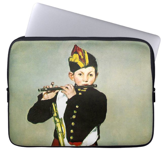 Young Flutist of The Fifer Edouard Manet Laptop Sleeve (Voorkant)