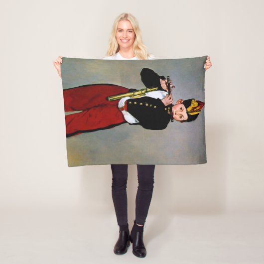 Young Flutist, The Fifer, Edouard Manet, 1866 Fleece Deken (In situ)