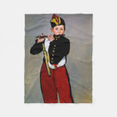 Young Flutist, The Fifer, Edouard Manet, 1866 Fleece Deken (Voorkant)