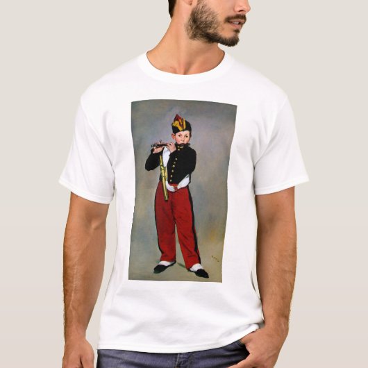 Young Flutist, The Fifer, Edouard Manet, 1866 T-shirt (Voorkant)