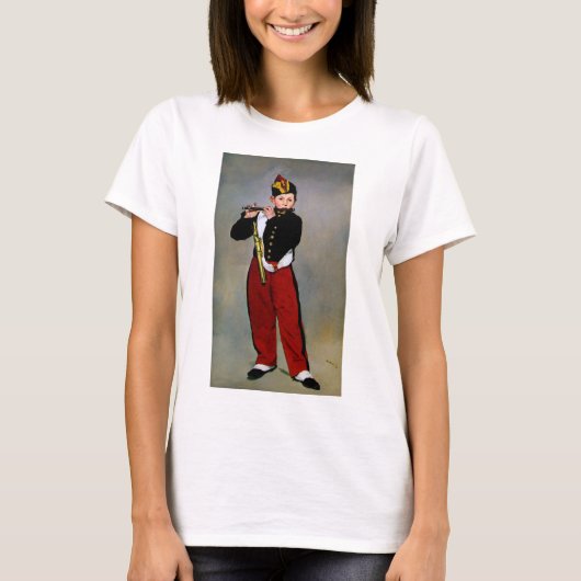 Young Flutist, The Fifer, Edouard Manet, 1866 T-shirt (Voorkant)
