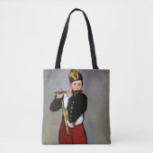 Young Flutist, The Fifer, Edouard Manet, 1866 Tote Bag (Voorkant)