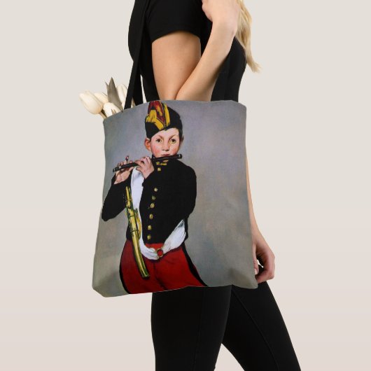 Young Flutist, The Fifer, Edouard Manet, 1866 Tote Bag (Dichtbij)