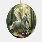 Young Forest Pegasus Keramisch Ornament (Links)
