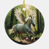 Young Forest Pegasus Keramisch Ornament (Achterkant)