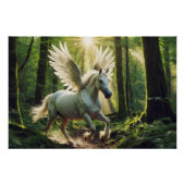 Young Forest Pegasus Perfect Poster (Voorkant)