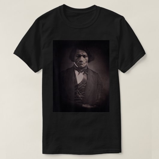 Young Frederick Douglass Black Geschiedenis Maand T-shirt (Design voorkant)