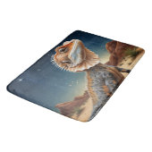 Young Frill-necked Lizard Wildlife Scene Badmat (Gekanteld)