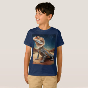 Young Frill-necked Lizard Wildlife Scene T-shirt