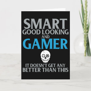 Young Gamer Video Game Enthusiast Gaming Cadeau 1 Kaart
