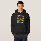 Young Gifted And Black African American Pride Hist Hoodie (Voorkant volledig)