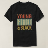 Young Gifted and Black Essential T-shirt (Design voorkant)