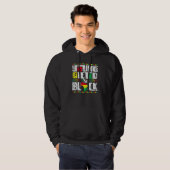 Young Gifted And Black History Melanin African Ame Hoodie (Voorkant volledig)