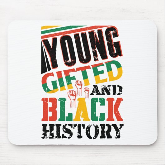 Young Gifted And Black History Muismat (Voorkant)