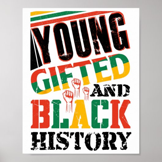 Young Gifted And Black History  Poster (Voorkant)