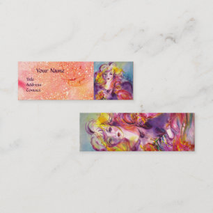 Young Girl, Beauty Hair Salon, Makeup Artist Mini Visitekaartje