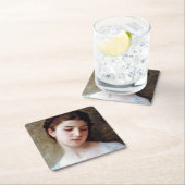 Young Girl, Bouguereau Kartonnen Onderzetters (Insitu)