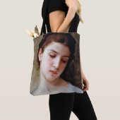Young Girl, Bouguereau Tote Bag (Dichtbij)