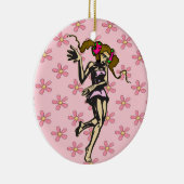 Young Girl Dancer Keramisch Ornament (Rechts)