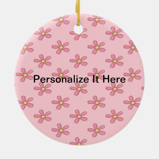 Young Girl Dancer Keramisch Ornament (Achterkant)