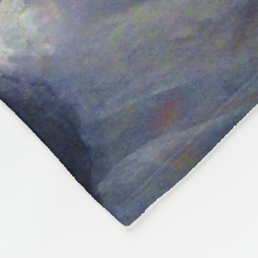 Young Girl en Hare Dog, Mary Cassatt Fleece Deken (Hoek)