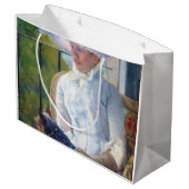 Young Girl en Hare Dog, Mary Cassatt Groot Cadeauzakje (Achterkant Gekanteld)