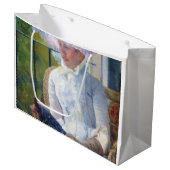 Young Girl en Hare Dog, Mary Cassatt Groot Cadeauzakje (Voorkant Gekanteld)