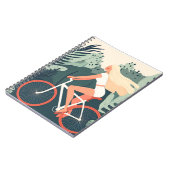 Young Girl Floral Citrus gepersonaliseerd Notitieb Notitieboek (Linkerzijde)