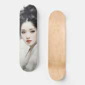 Young Girl Geisha Persoonlijk Skateboard (Voorkant)