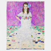 Young Girl, Gustav Klimt Fleece Deken (Voorkant)