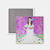 Young Girl, Gustav Klimt Magneet (Voorkant / Achterkant)