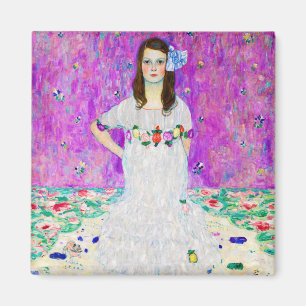 Young Girl, Gustav Klimt Magneet