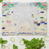 Young Girl, Gustav Klimt Theedoek (Gevouwen)