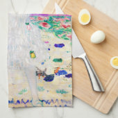 Young Girl, Gustav Klimt Theedoek (Quarter Fold)