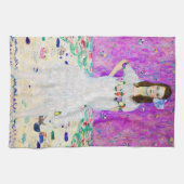 Young Girl, Gustav Klimt Theedoek (Horizontaal)