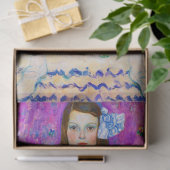 Young Girl, Gustav Klimt Tissuepapier (Geschenk)