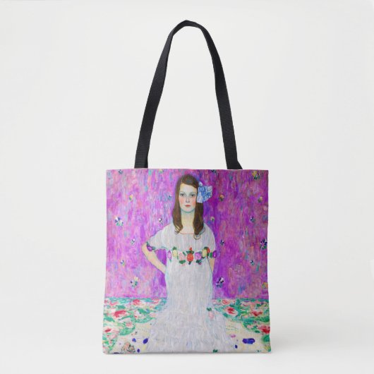 Young Girl, Gustav Klimt Tote Bag (Voorkant)