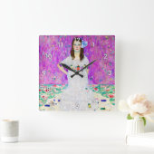 Young Girl, Gustav Klimt Vierkante Klok (Huis)