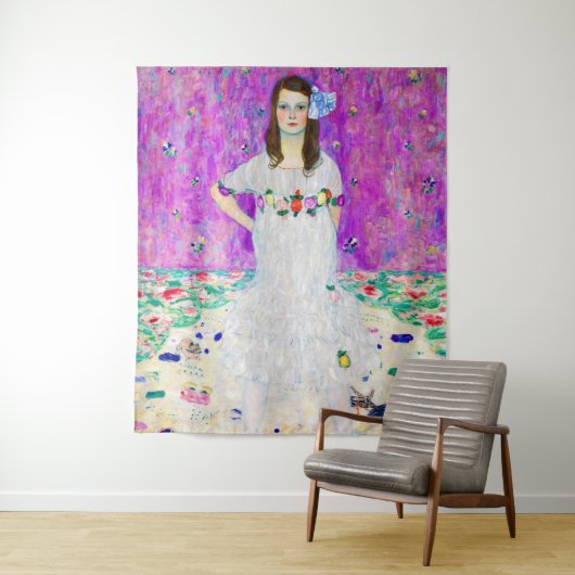 Young Girl, Gustav Klimt Wandkleed (In situ)