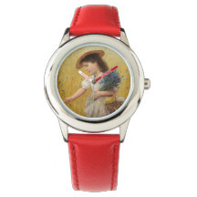 Young Girl in een Wheat Field