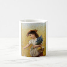 Young Girl in een Wheat Field