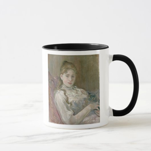 Young Girl met Cat, 1892 Mok (Rechts)