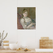 Young Girl met Cat, 1892 Poster (Keuken)
