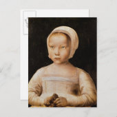 Young Girl met een dode vogel, c.1500-25 Briefkaart (Voorkant / Achterkant)